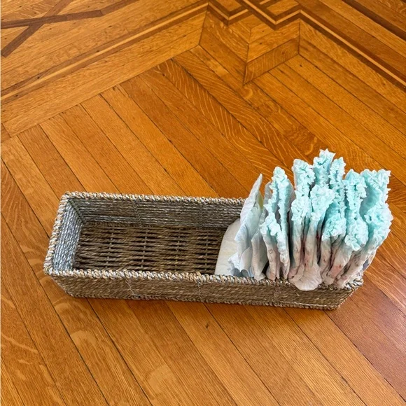 Pottery Barn Kids Silver Rope Caddy - Picture 3 of 4